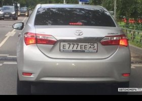 Е777ЕЕ25