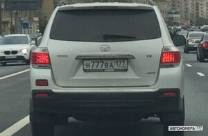 Н777ВА177