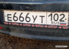 Е666УТ102