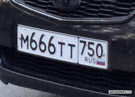 М666ТТ750