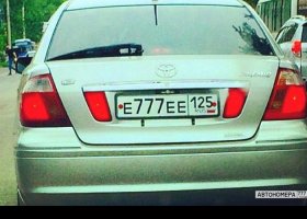 Е777ЕЕ125