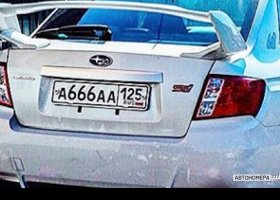 А666АА125