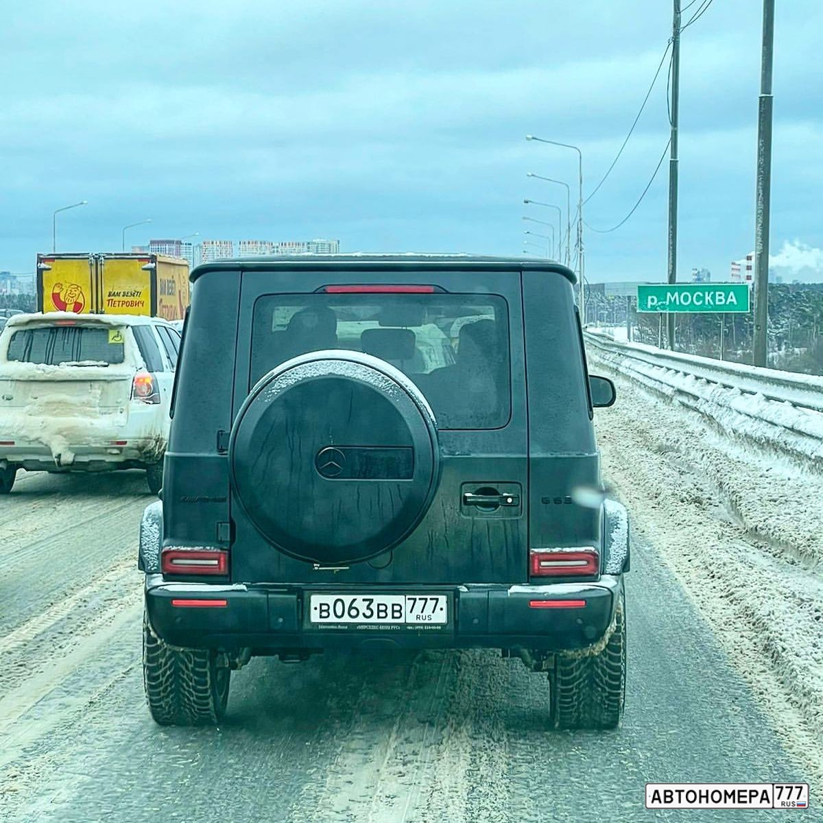 В063ВВ777 на автомобиле