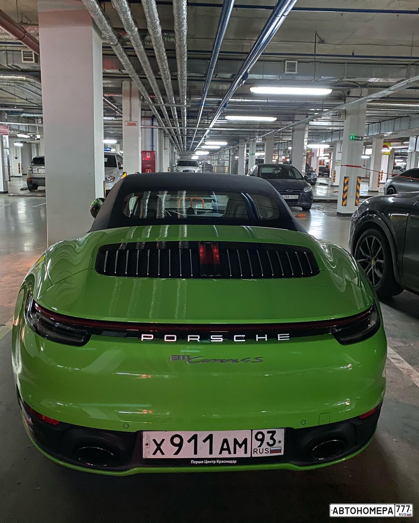 Х911АМ93 на автомобиле